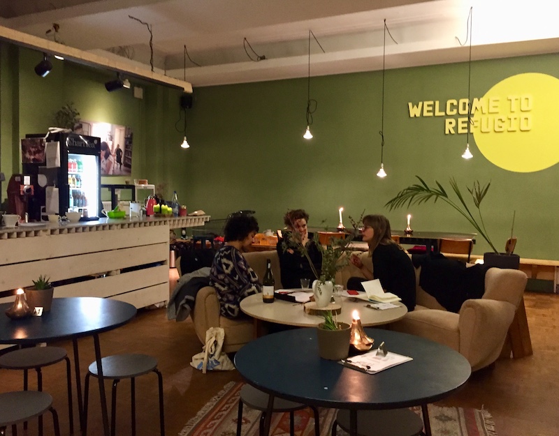 Image of the Refugio coffee shop in Berlin